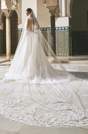 Velo de novia Calantha